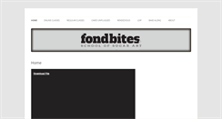 Desktop Screenshot of fondbites.com