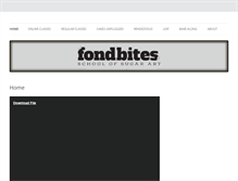 Tablet Screenshot of fondbites.com